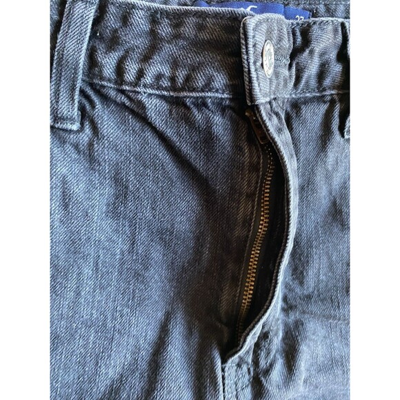 Hollister Shorts Women's 5 27w Black Stretch Distress Cutoff Denim‎ High Rise - Picture 3 of 11